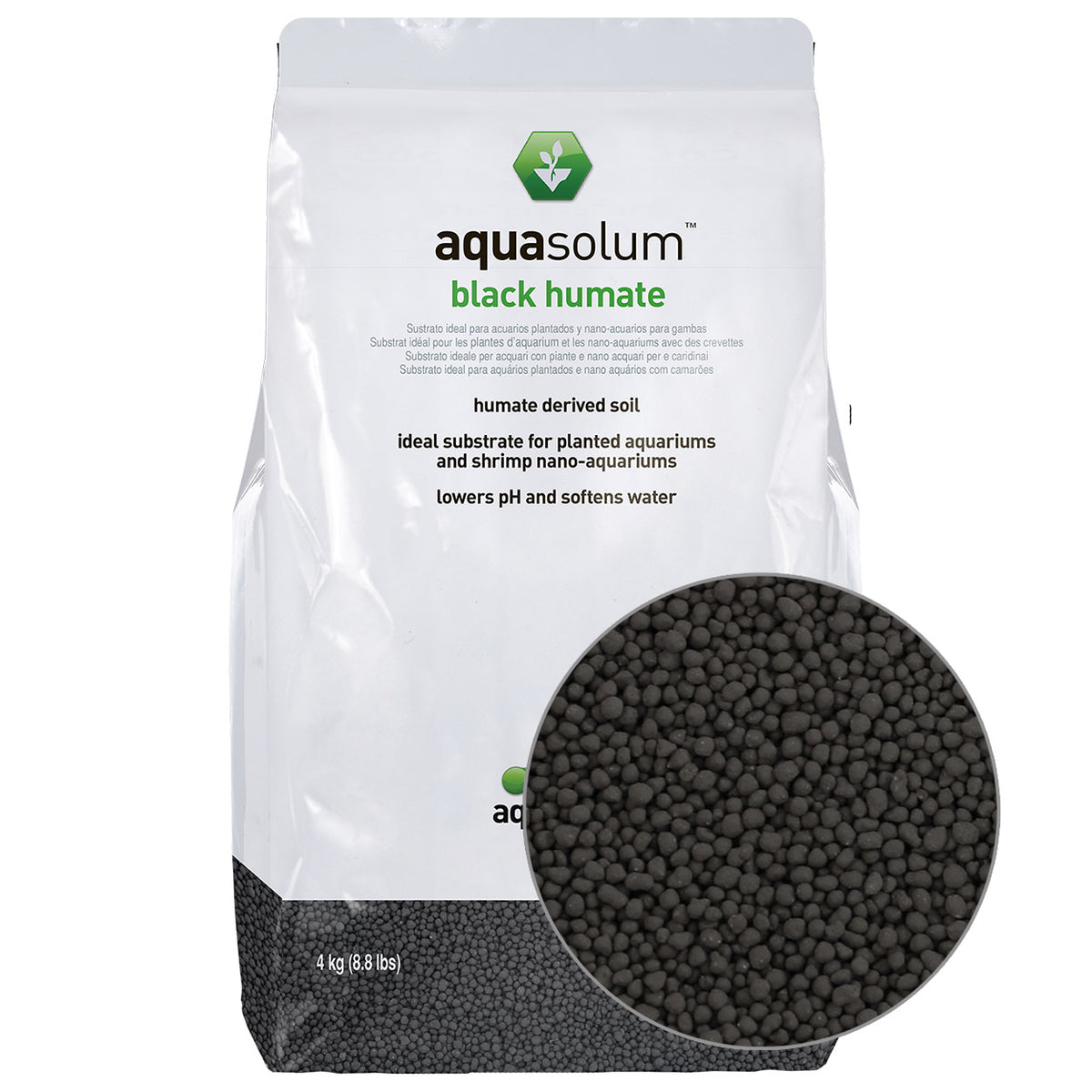 Substrat Idéal pour Plantes et Crevettes - Aquasolum Black Humate - Seachem  Aquavitro